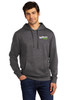 Gutterglove® FLC WHITE LEAFBLASTER PRO® - Premium Unisex Hoodie - Heathered Charcoal