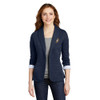 MOCIC Ladies Fleece Blazer - Dark Navy Heather