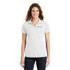 SouthernCarlson Ladies RacerMesh Polo - White w/Full Color Logo