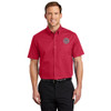 GCSO CHROME BADGE - Short Sleeve Easy Care Shirt - Red