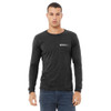 Regional Eye Center EMBROIDERED Premium Unisex Long Sleeve Tee - Dark Grey Heather