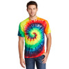 Regional Eye Center EMBROIDERED Unisex Tie-Dye Tee - Rainbow