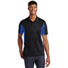 Meeks Sport-Tek® Side Blocked Micropique Sport-Wick® Polo