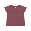 *NEW* Meeks Curvy Women's Fine Jersey V-Neck Tee