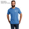 EVERYTHING KITCHENS - WHITE FLC LOGO - Eco-Friendly Tri-Blend Tee - Azure Blue
