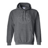 Brentsville Embroidered THE VILLE Basic Unisex Hoodie - Dark Heather