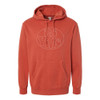 Brentsville Embroidered THE VILLE Premium Pigment-Dyed Hoodie - Pigment Amber