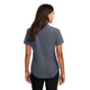 Brentsville Embroidered TIGER-BD Ladies Short Sleeve Easy Care Shirt - Steel Grey/Light Stone