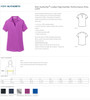 Meeks Port Authority® Digi Heather Performance Polo - Ladies