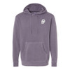 Divinity Dance Embroidered Pigment Dyed Premium Hoodie - Plum