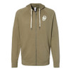 Divinity Dance Embroidered Terry Fleece Hoodie - Olive