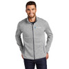 Smiles Made Perfect Premium Unisex Sweater Fleece Jacket - Grey Heather