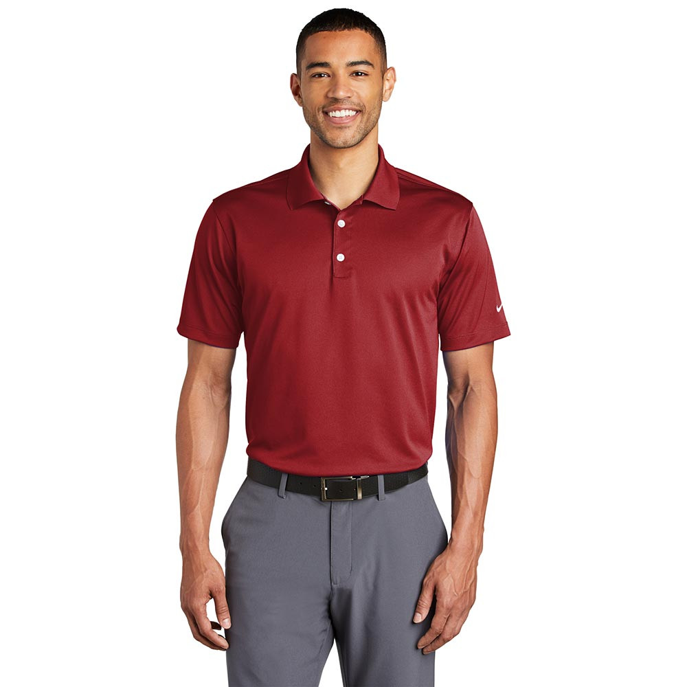 nike maroon golf polo