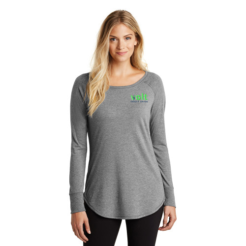 Volt Embroidered Ladies Long Sleeve Tunic Tee