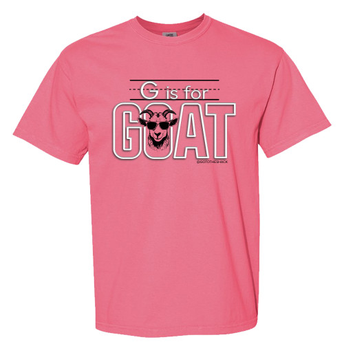 GOAT - PUFF INK - Greatest of All Time - Comfort Colors® Tee - Crunchberry