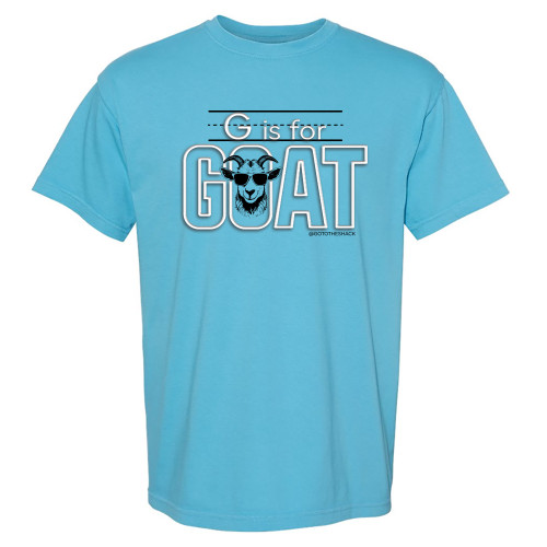 GOAT - PUFF INK - Greatest of All Time - Comfort Colors® Tee - Sapphire