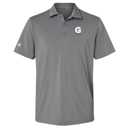 Gutterglove® Embroidered FLC WHITE & RED G Adidas Men's Ultimate Solid Polo