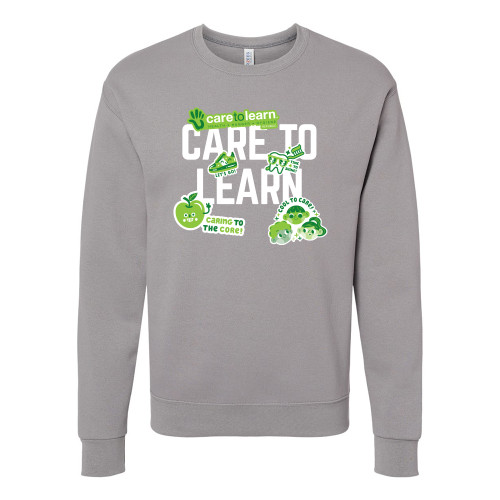 Care to Learn Republic STICKER COLLAGE Unisex Crewneck Sweatshirt - Rock