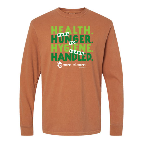 Care to Learn Republic HHH HANDLED Premium Long Sleeve Comfort Colors® Unisex Tee - Yam