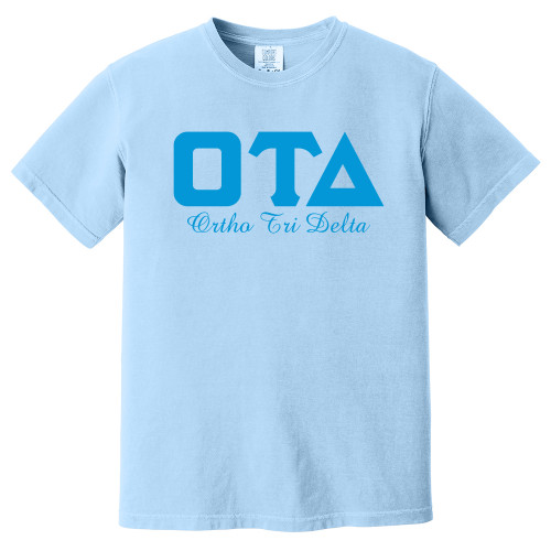 ORTHO TRI DELTA Comfort Colors® Unisex Tee - Hydrangea