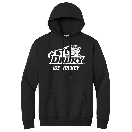 *2025* Drury Hockey PANTHER WORKMARK Basic Unisex Hooded Sweatshirt - Jet Black