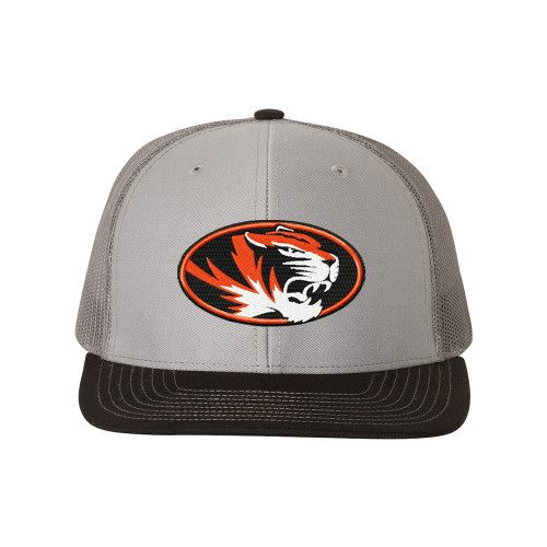Republic Tiger Richardson® Trucker Cap - Grey/Charcoal/Black