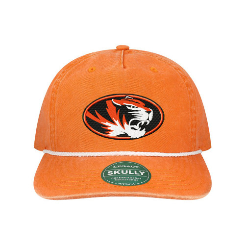 Republic Tiger Legacy® SKULLY Rope Cap - Tangerine Orange