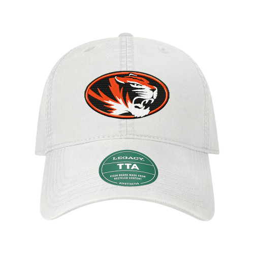 Republic Tiger Legacy® Terra Twill Soft Washed Dad Cap - White