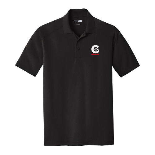 Gutterglove® EMBROIDERED FLC WHITE & RED G HOME® Snag Proof Polo - Black