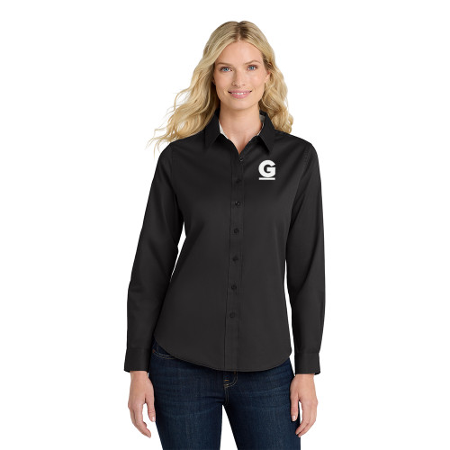 Gutterglove® Embroidered Ladies Long Sleeve Easy Care Shirt