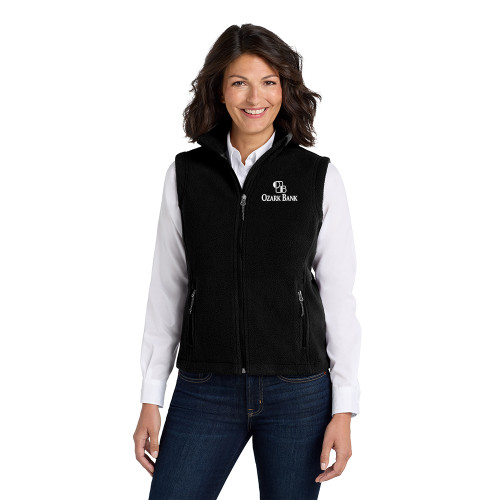 Ozark Bank Embroidered LOGO - Women's Fleece Vest