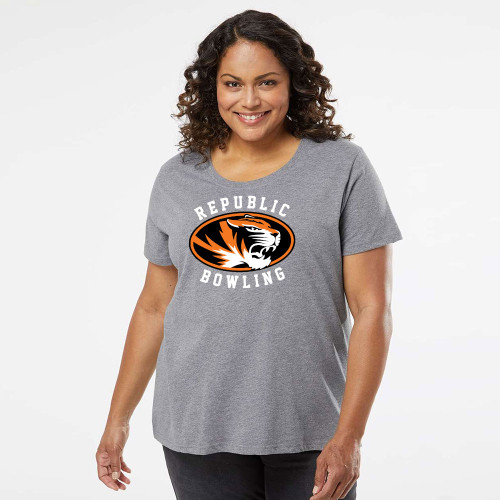 Republic HS Bowling Plus Size Ladies Tee