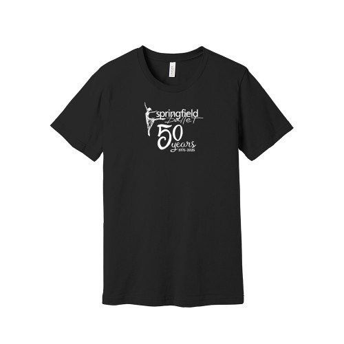 Springfield Ballet 50th ANNIVERSARY LOGO Bella+Canvas® Unisex Tee