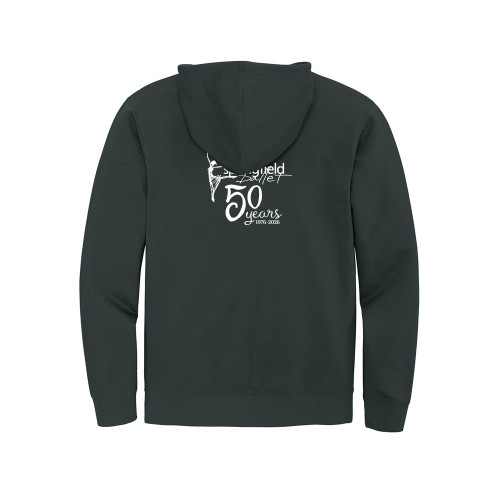 Springfield Ballet 50th ANNIVERSARY LOGO Full Zip Unisex Hoodie