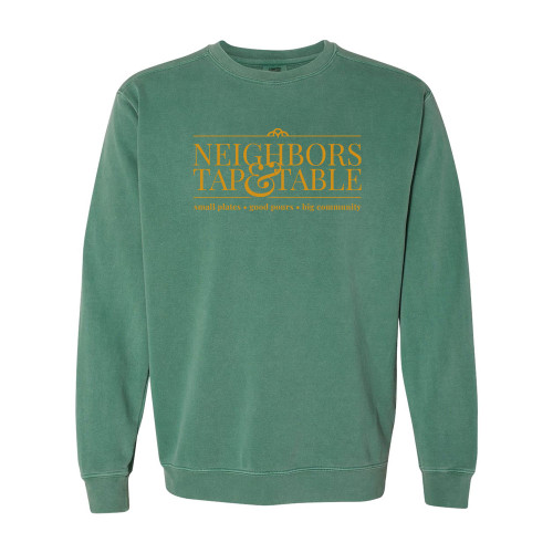 Neighbors Tap & Table GOLD INK Comfort Colors® Sweatshirt