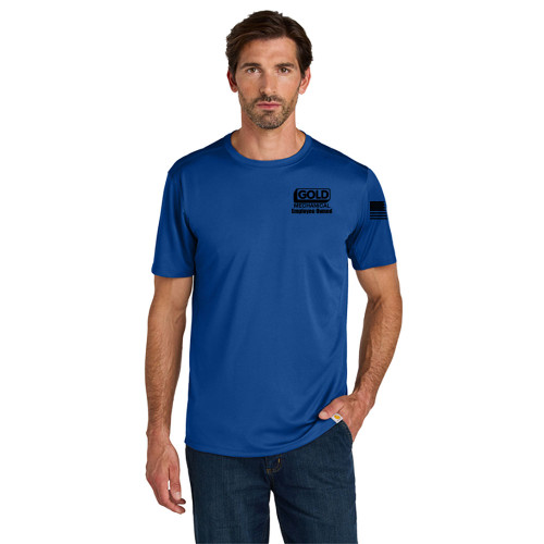 Gold Mechanical BLACK PRINT Carhartt Sun Defender Short Sleeve Tee