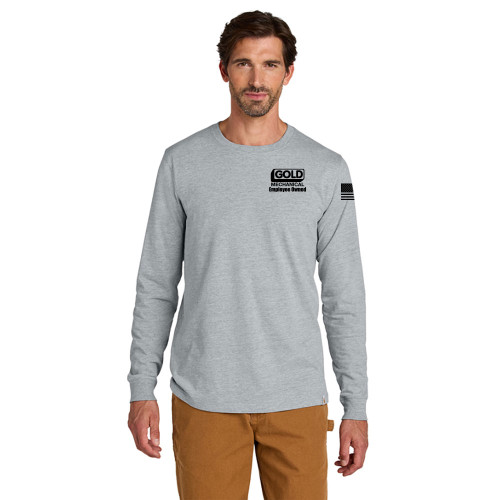 Gold Mechanical BLACK PRINT Carhartt Long Sleeve Tee