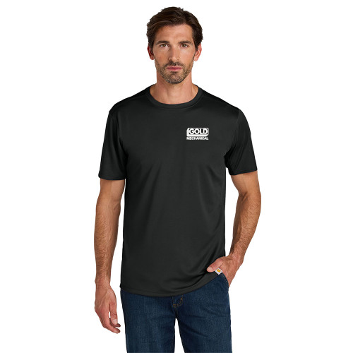 Gold Mechanical BLACK & WHITE Embroidered Carhartt® Sun Defender™ Short Sleeve T-Shirt