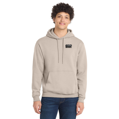 Gold Mechanical BLACK & WHITE Embroidered Hoodie