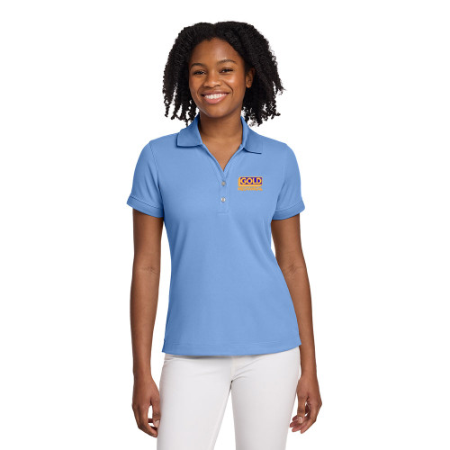 Gold Mechanical FULL COLOR Embroidered Ladies' Nike® Polo