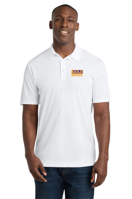 Gold Mechanical FULL COLOR Embroidered PosiCharge® Competitor™ Polo