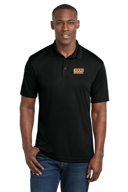Gold Mechanical FULL COLOR Embroidered PosiCharge® Competitor™ Polo