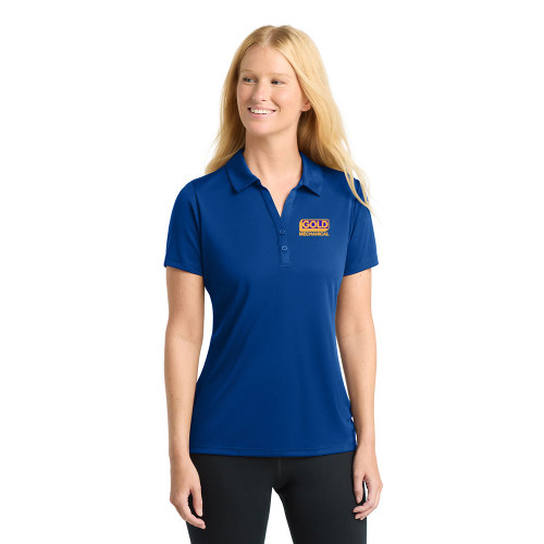 Gold Mechanical FULL COLOR Embroidered Ladies' PosiCharge® Competitor™ Polo