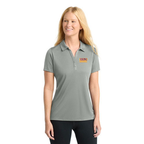 Gold Mechanical FULL COLOR Embroidered Ladies' PosiCharge® Competitor™ Polo