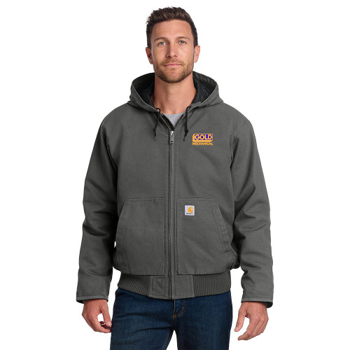 Gold Mechanical FULL COLOR Embroidered Carhartt® Washed Duck Active Jacket