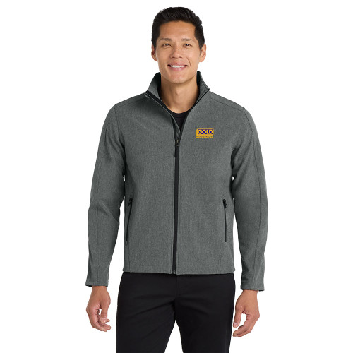 Gold Mechanical FULL COLOR Embroidered Soft Shell Jacket