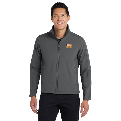 Gold Mechanical FULL COLOR Embroidered Soft Shell Jacket