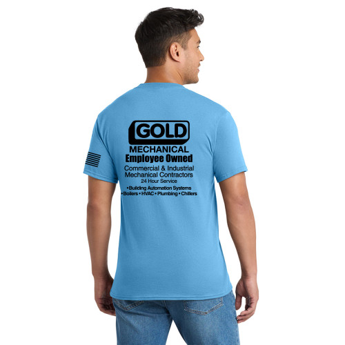 Gold Mechanical BLACK PRINT Short Sleeve Pocket Tee