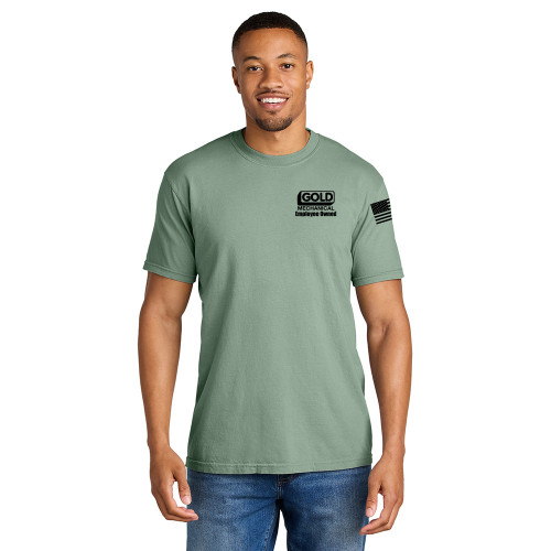 Gold Mechanical BLACK PRINT Comfort Colors Tee