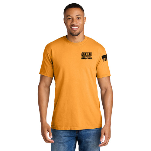 Gold Mechanical BLACK PRINT Comfort Colors Tee